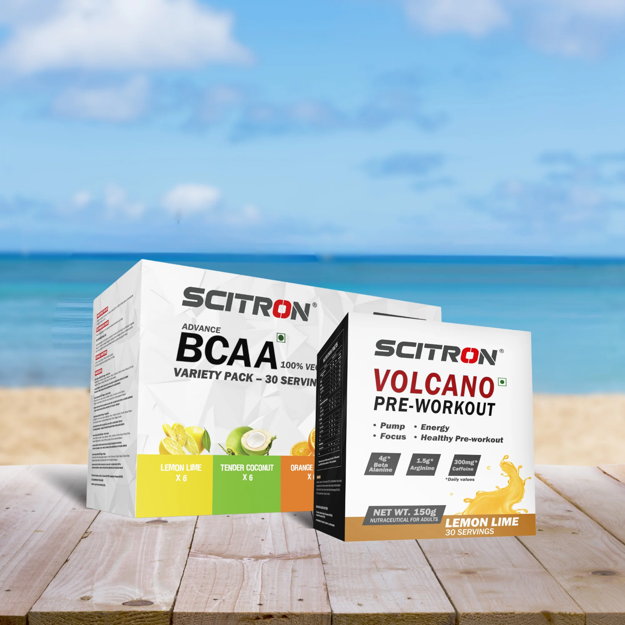 Advance Bcaa + Volcano Pre-workout - 150g - Image 3