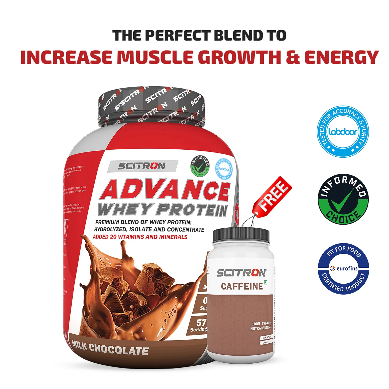 Advance Whey Protein with 20 Vitamins & Minerals - Image 163