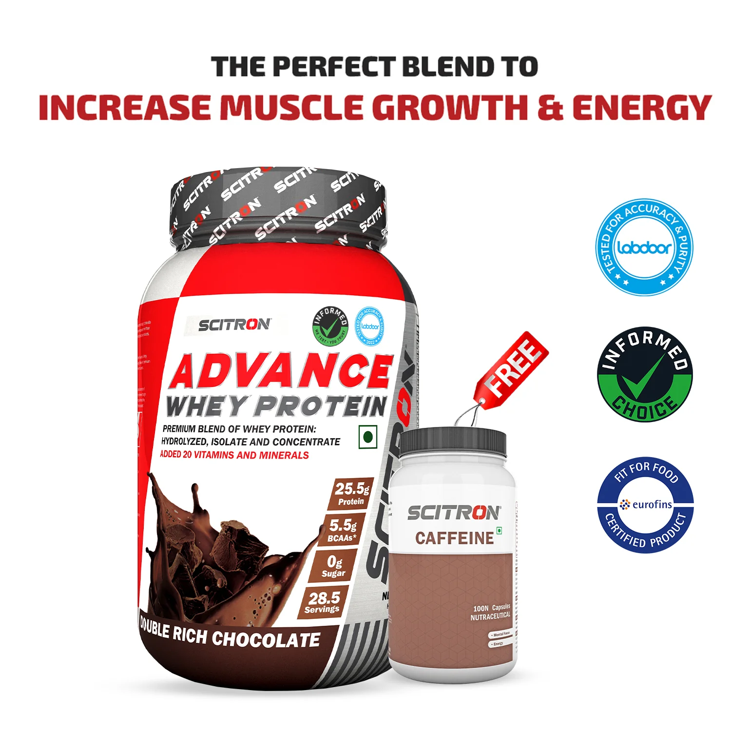 Advance Whey Protein with 20 Vitamins & Minerals - Image 166