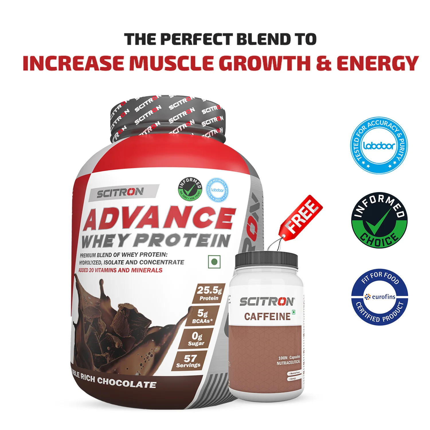 Advance Whey Protein with 20 Vitamins & Minerals - Image 167