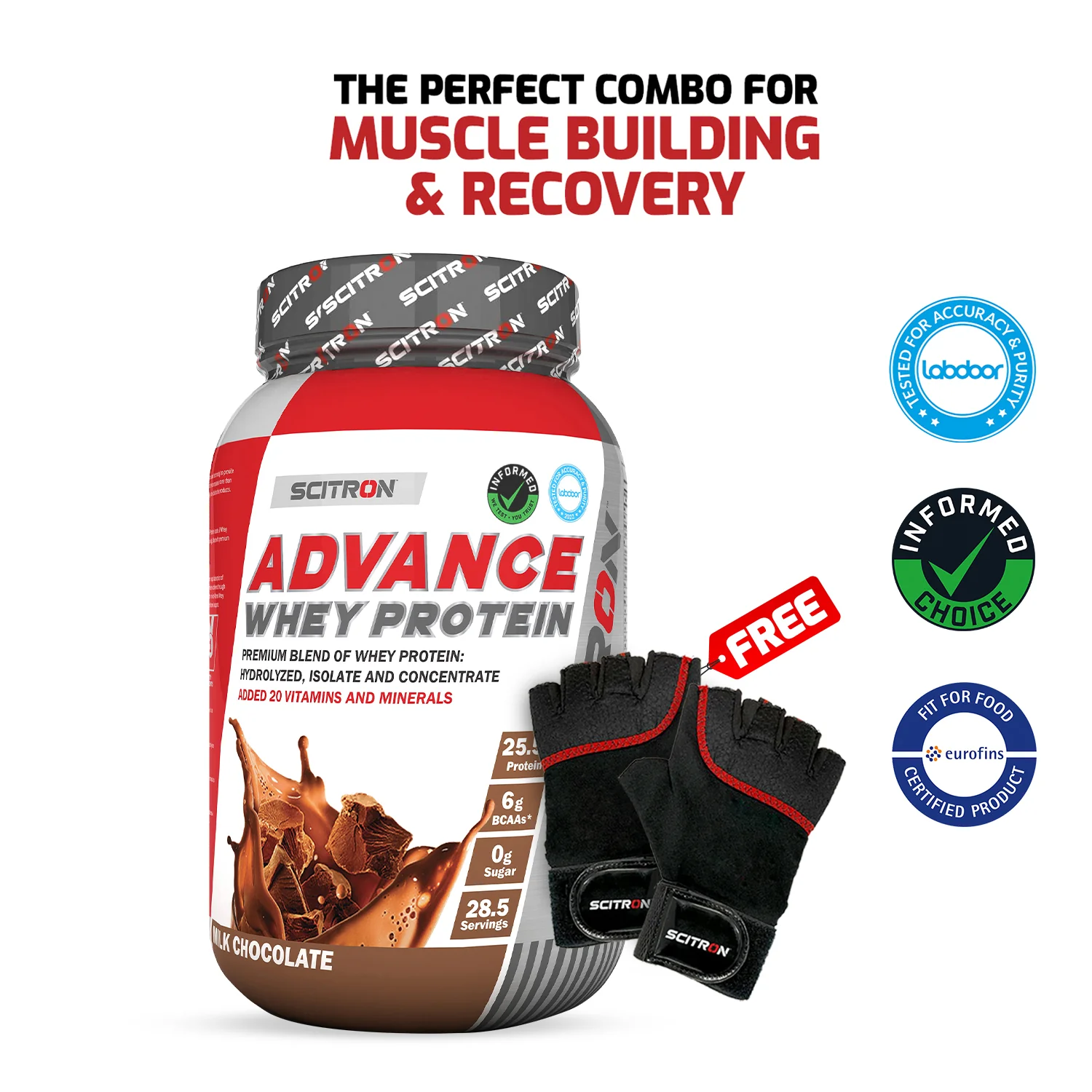 Advance Whey Protein with 20 Vitamins & Minerals - Image 175