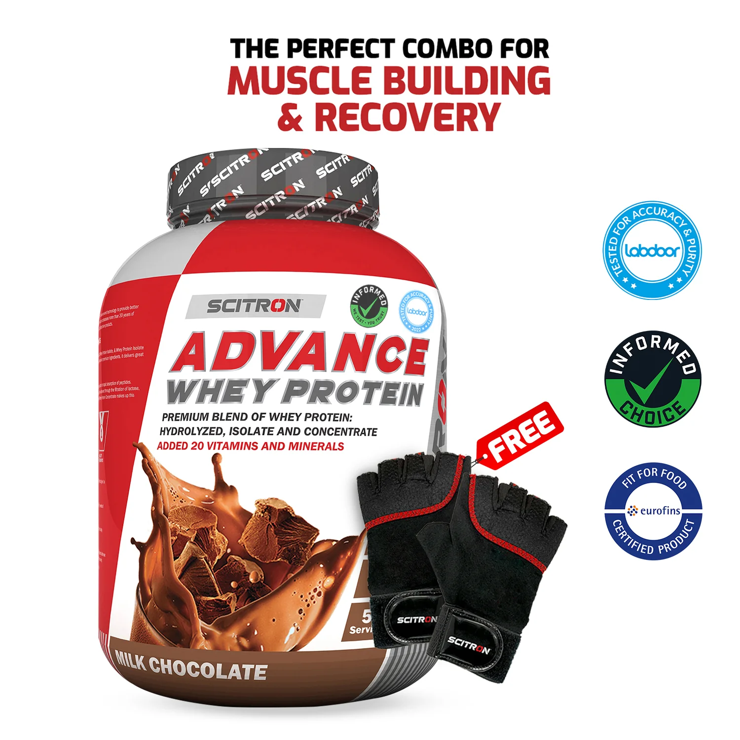 Advance Whey Protein with 20 Vitamins & Minerals - Image 176