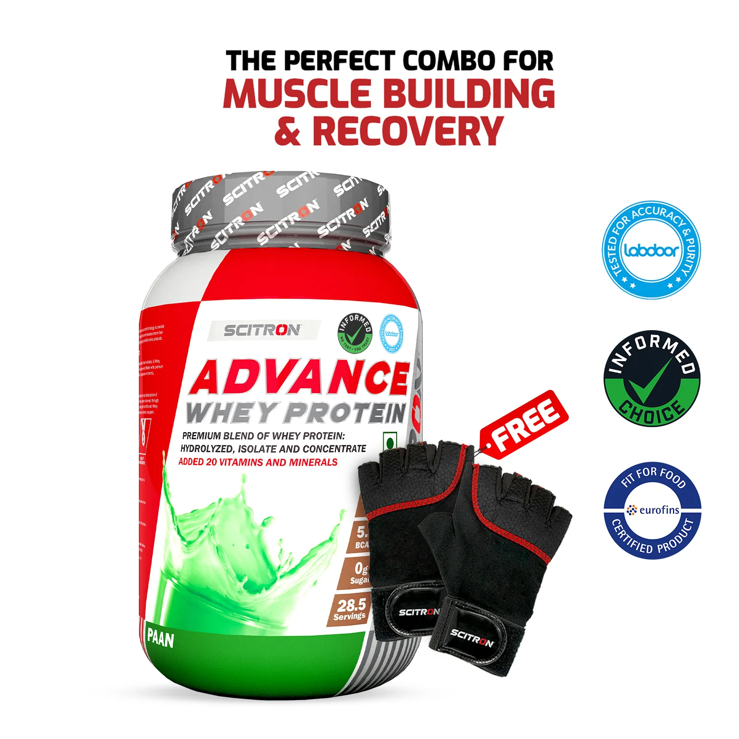 Advance Whey Protein with 20 Vitamins & Minerals - Image 178