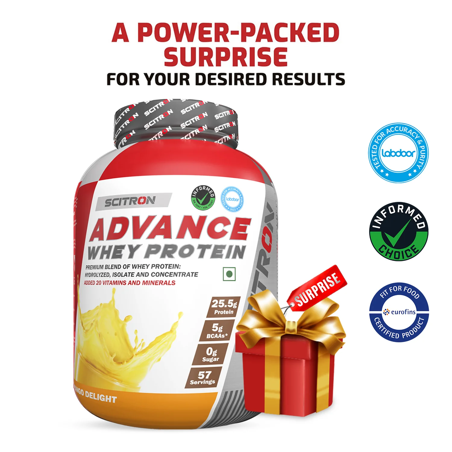 Advance Whey Protein with 20 Vitamins & Minerals - Image 186