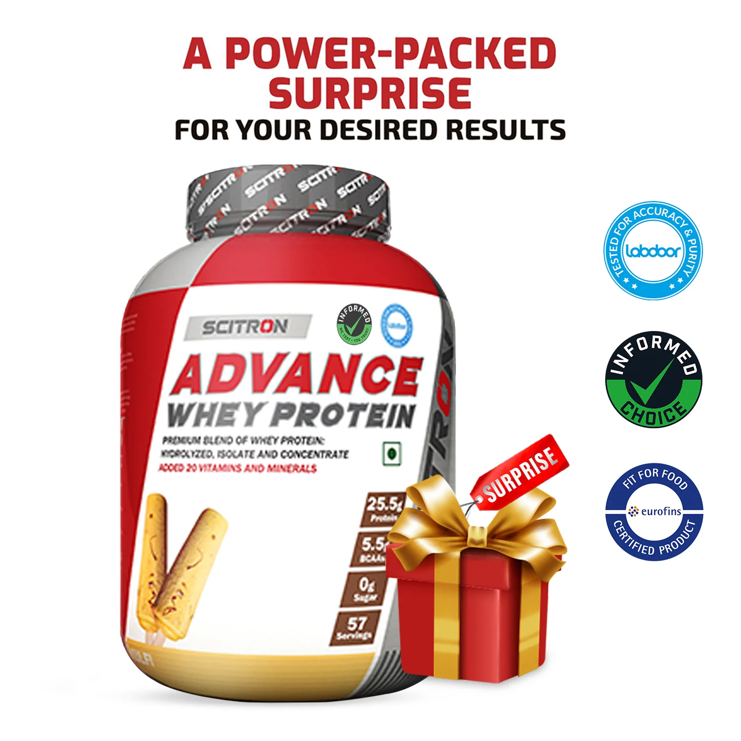 Advance Whey Protein with 20 Vitamins & Minerals - Image 187