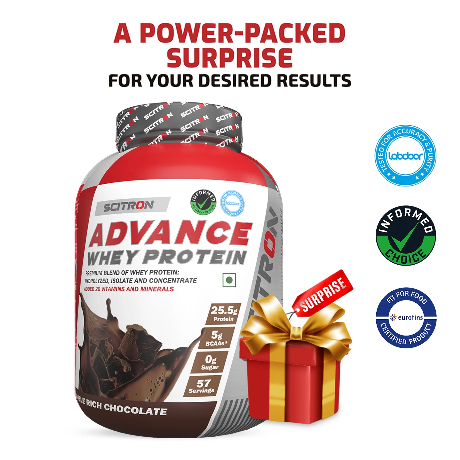 Advance Whey Protein with 20 Vitamins & Minerals - Image 188