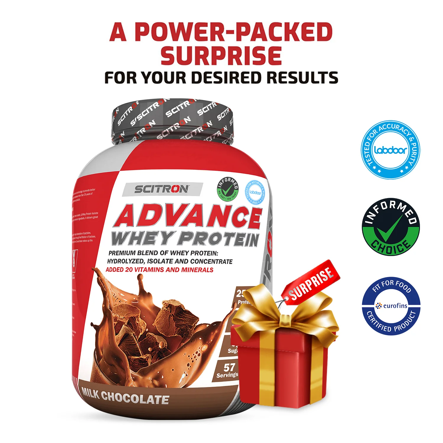 Advance Whey Protein with 20 Vitamins & Minerals - Image 190