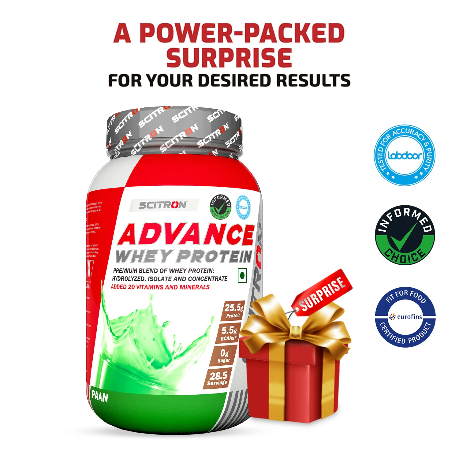Advance Whey Protein with 20 Vitamins & Minerals - Image 192