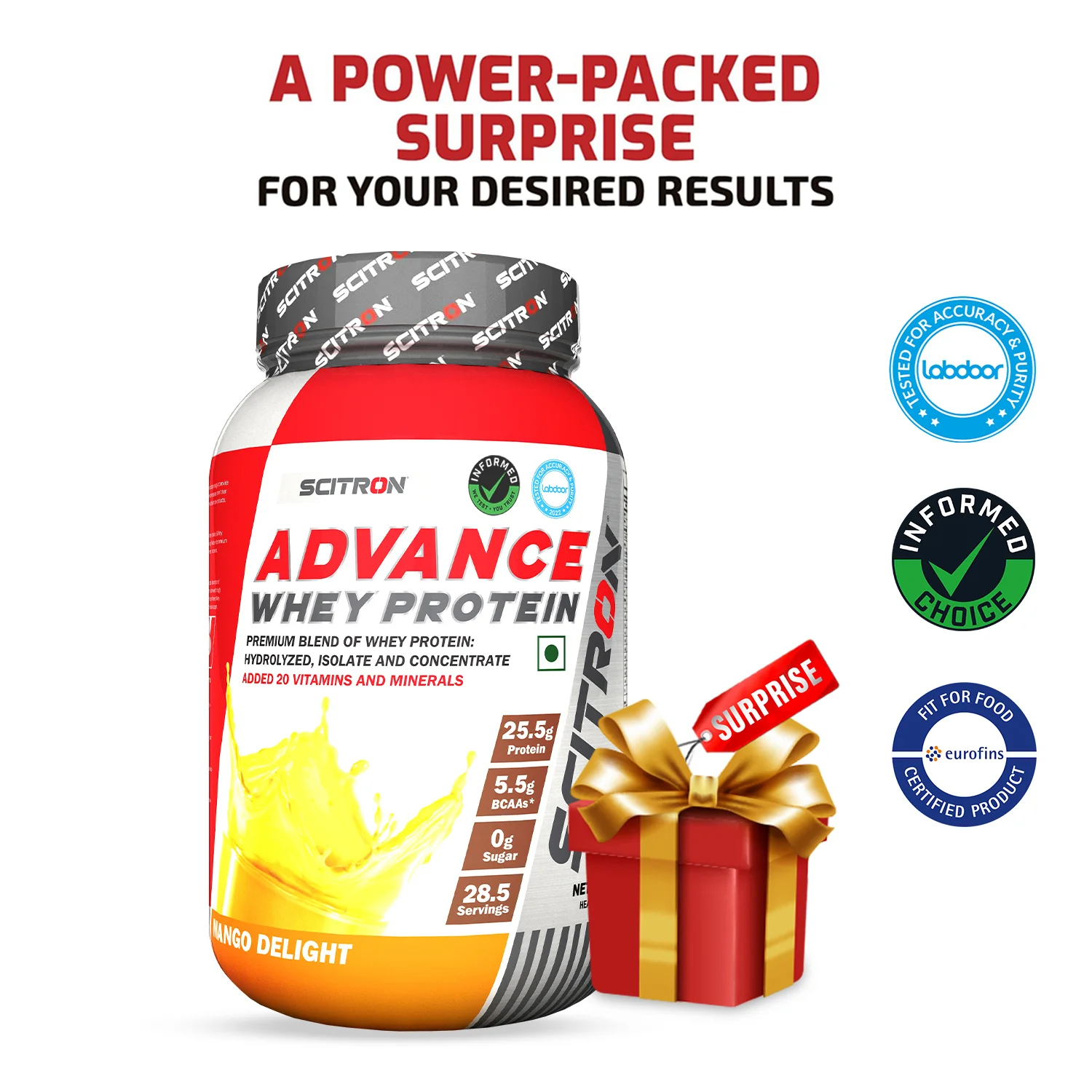 Advance Whey Protein with 20 Vitamins & Minerals - Image 197