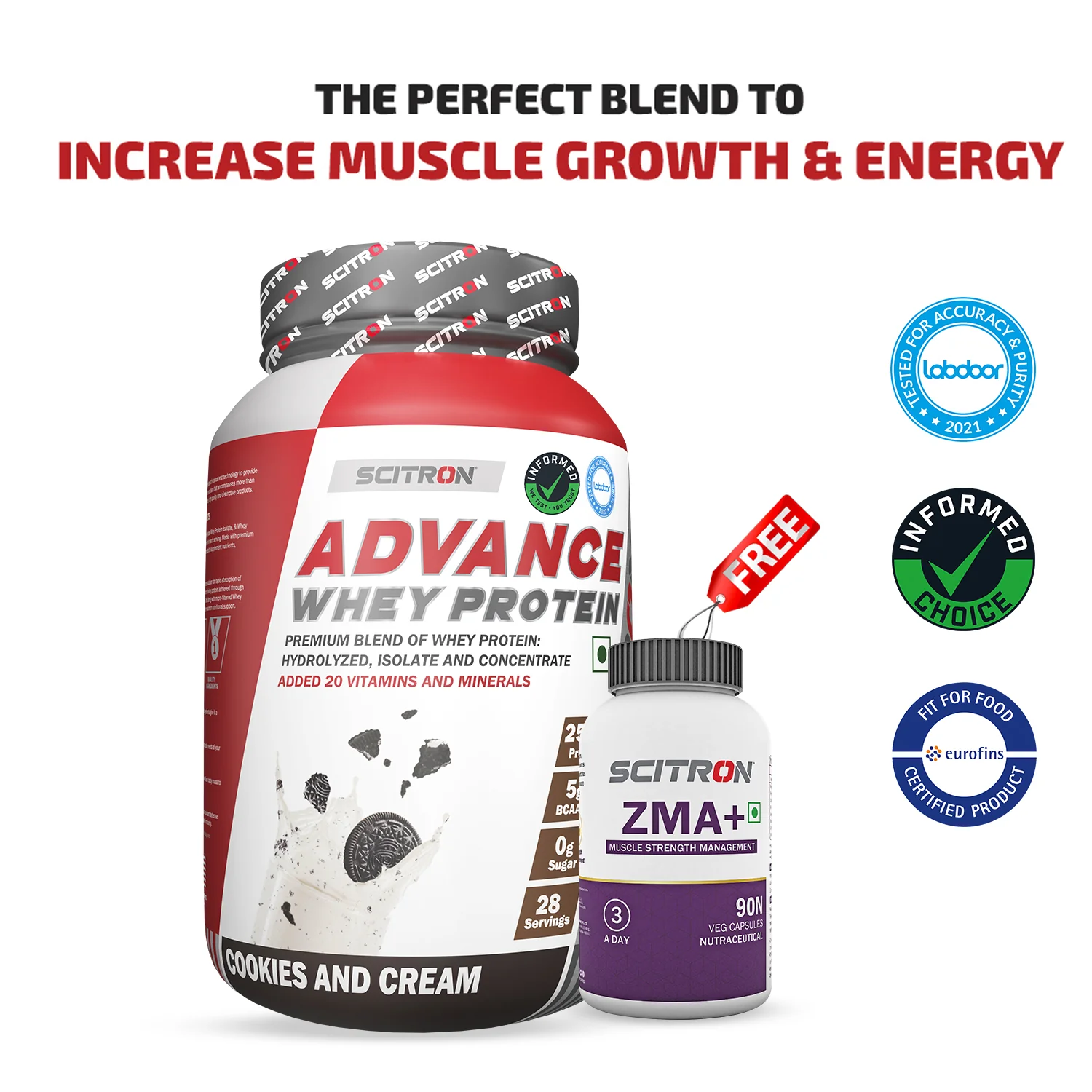 Advance Whey Protein with 20 Vitamins & Minerals - Image 198