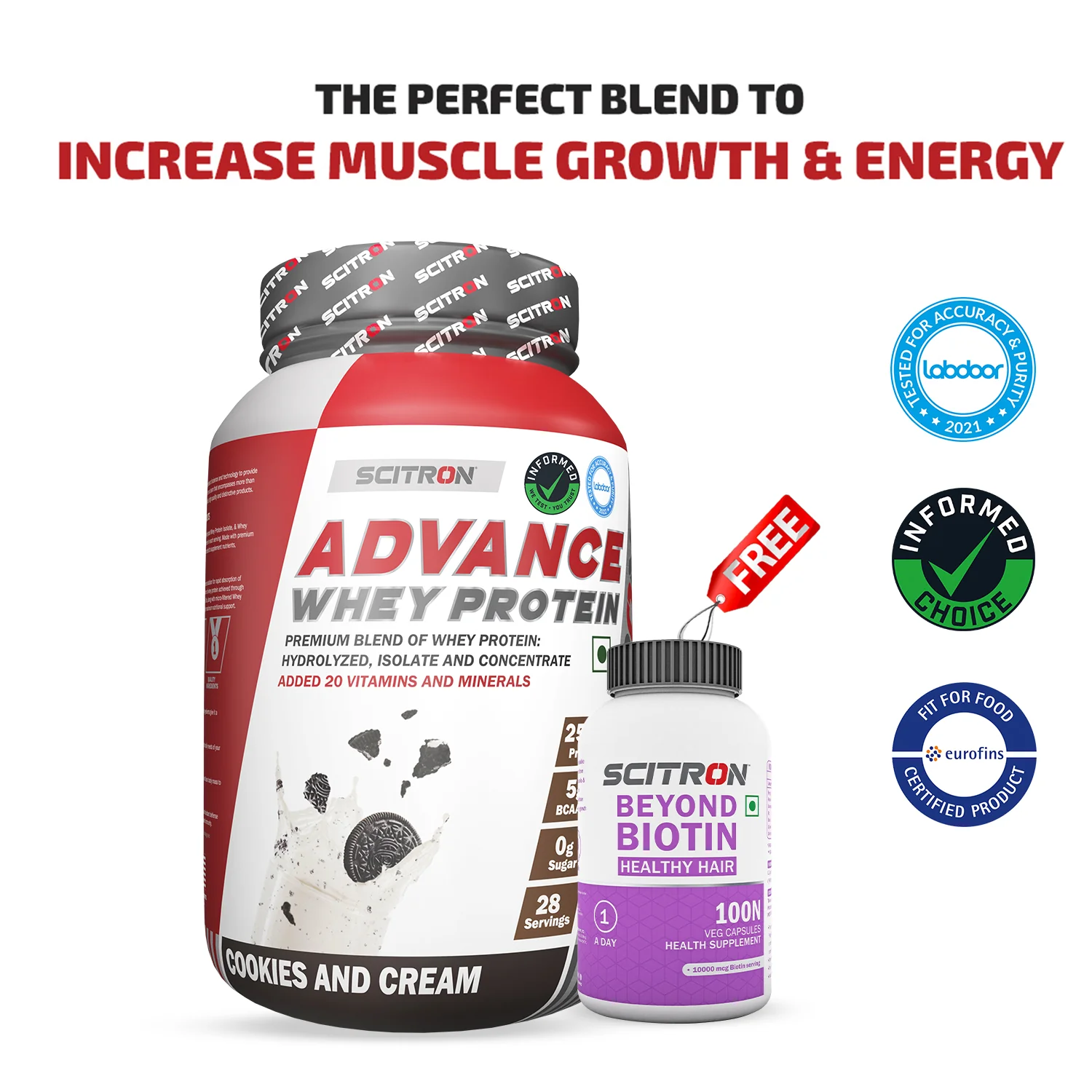 Advance Whey Protein with 20 Vitamins & Minerals - Image 199