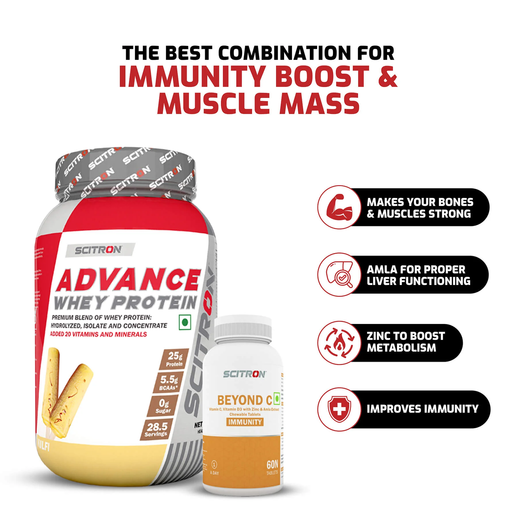 Advance Whey Protein with 20 Vitamins & Minerals - Image 20
