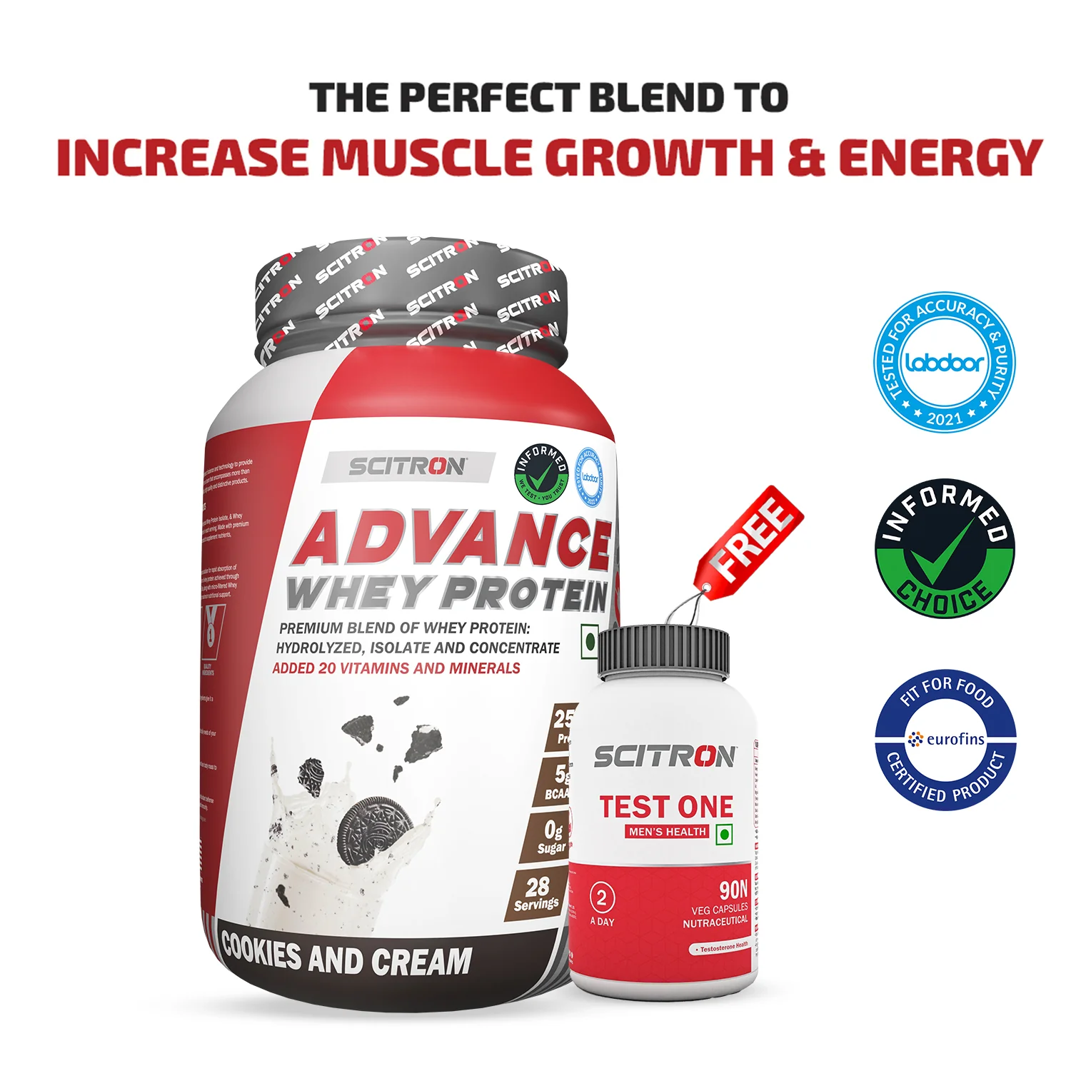 Advance Whey Protein with 20 Vitamins & Minerals - Image 200