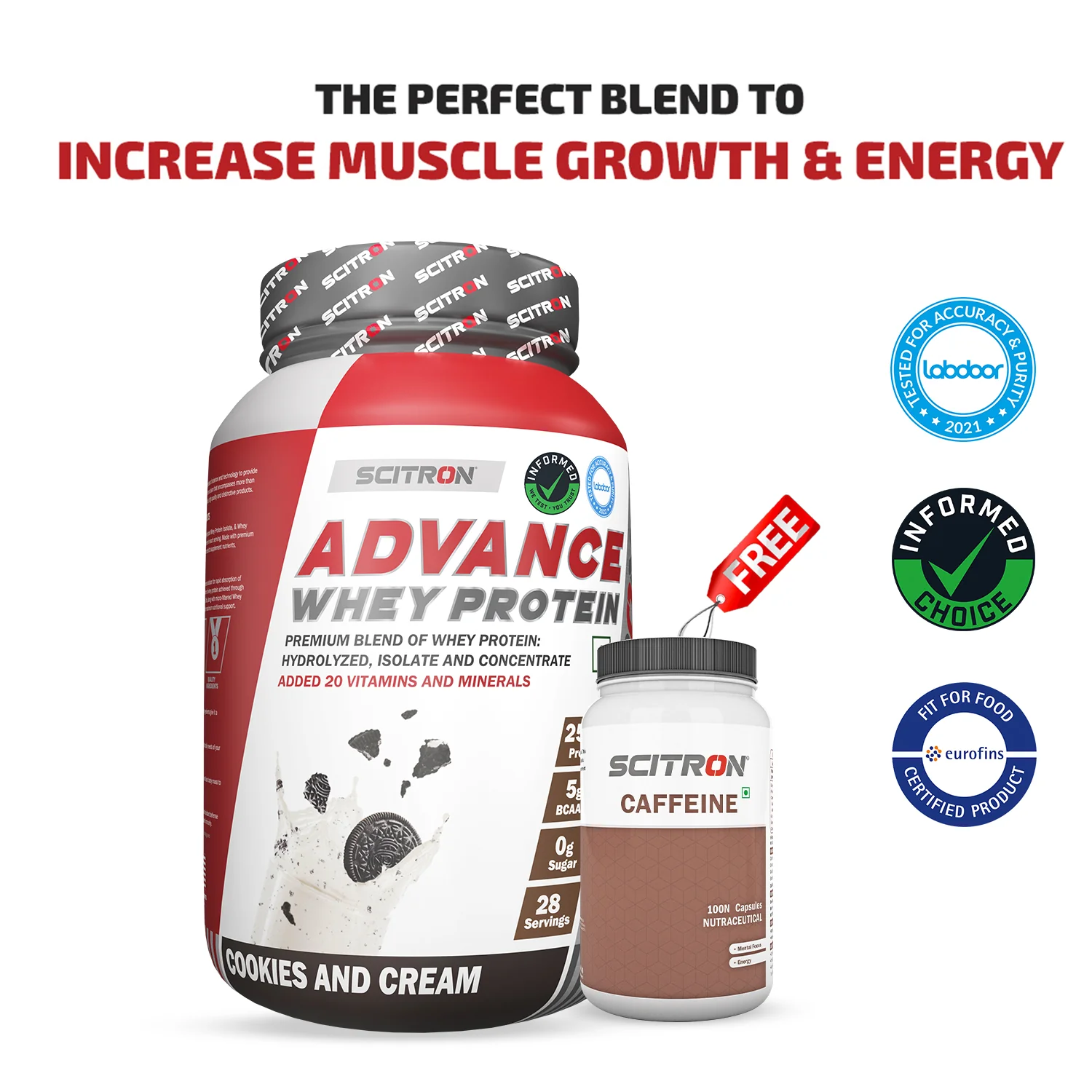 Advance Whey Protein with 20 Vitamins & Minerals - Image 201
