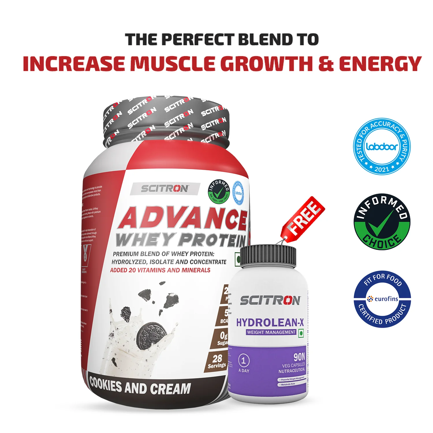 Advance Whey Protein with 20 Vitamins & Minerals - Image 202
