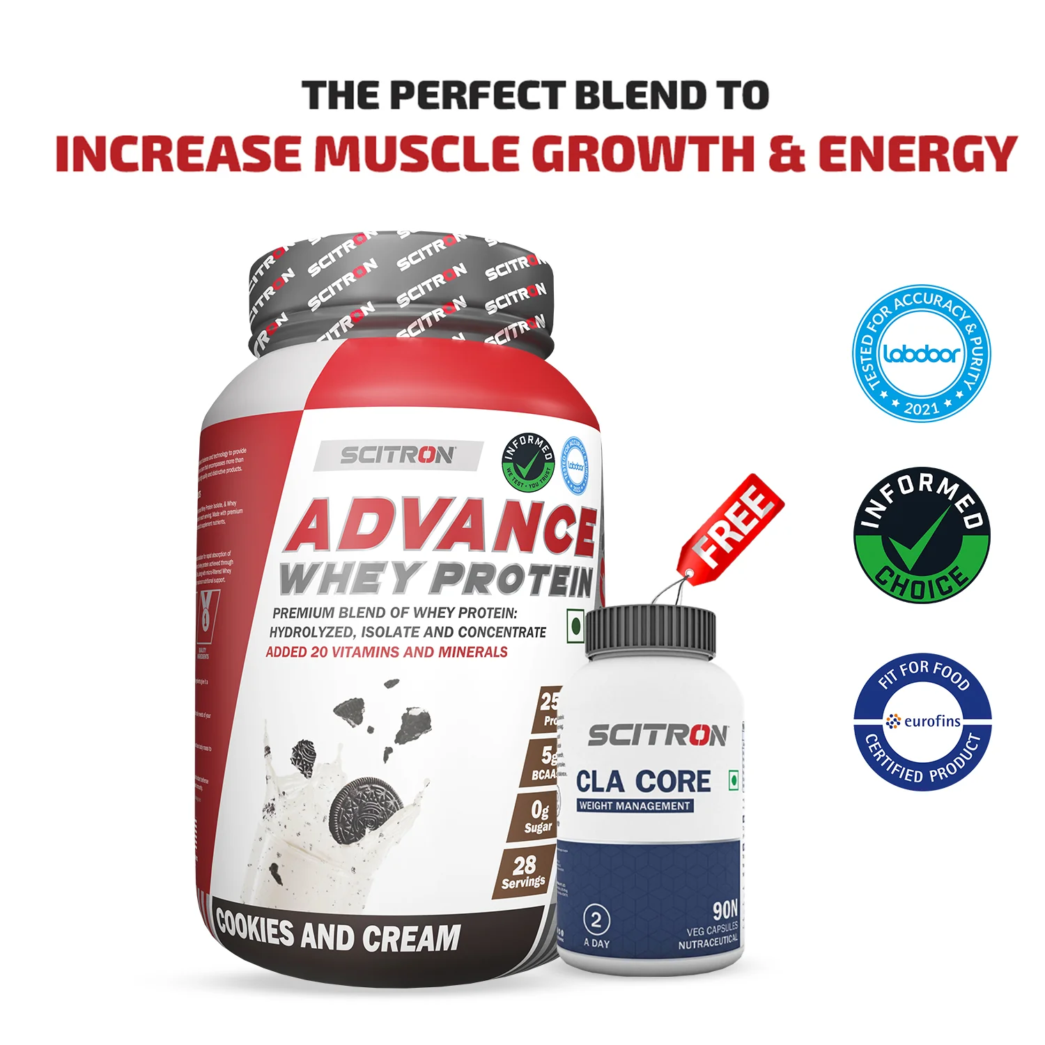 Advance Whey Protein with 20 Vitamins & Minerals - Image 203