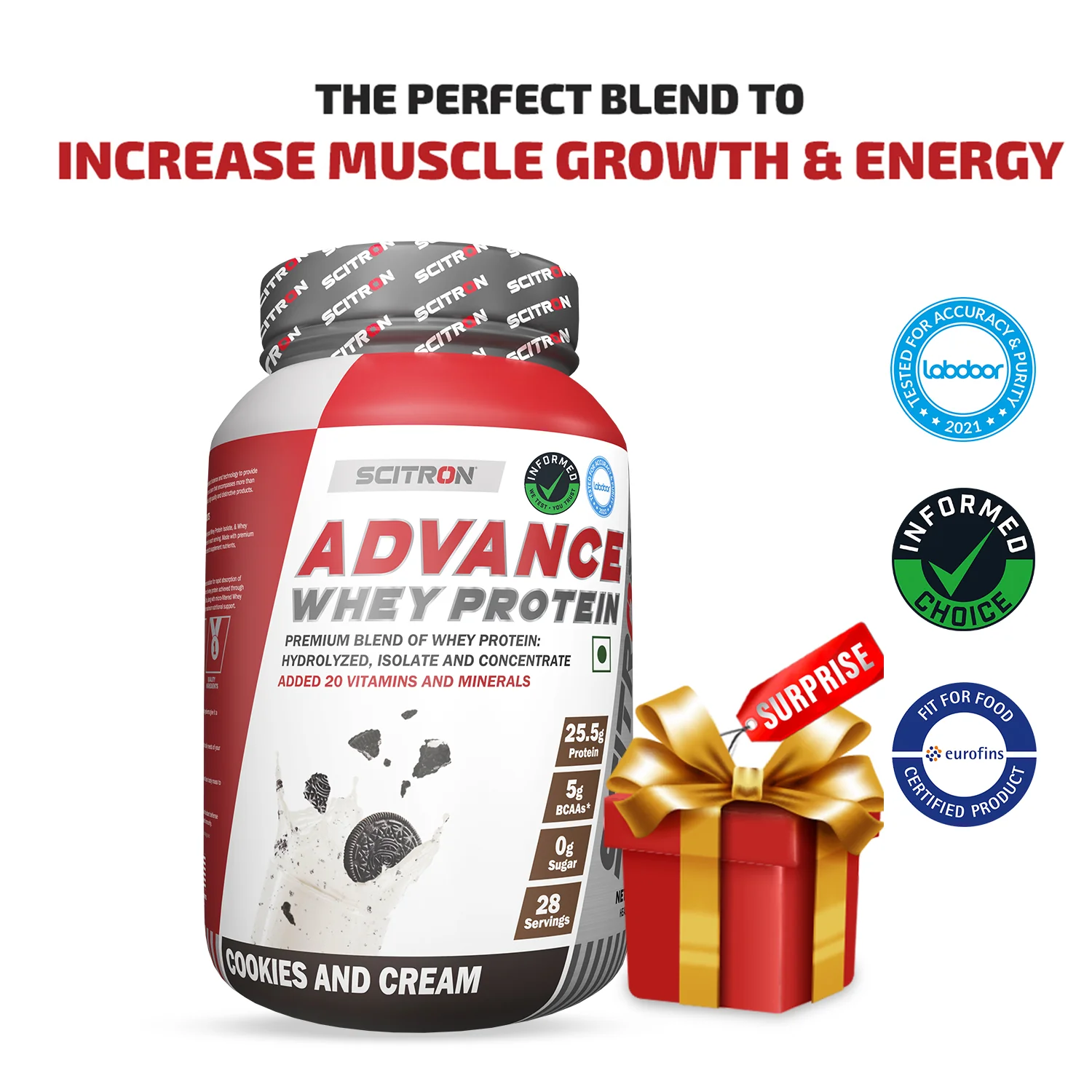 Advance Whey Protein with 20 Vitamins & Minerals - Image 204
