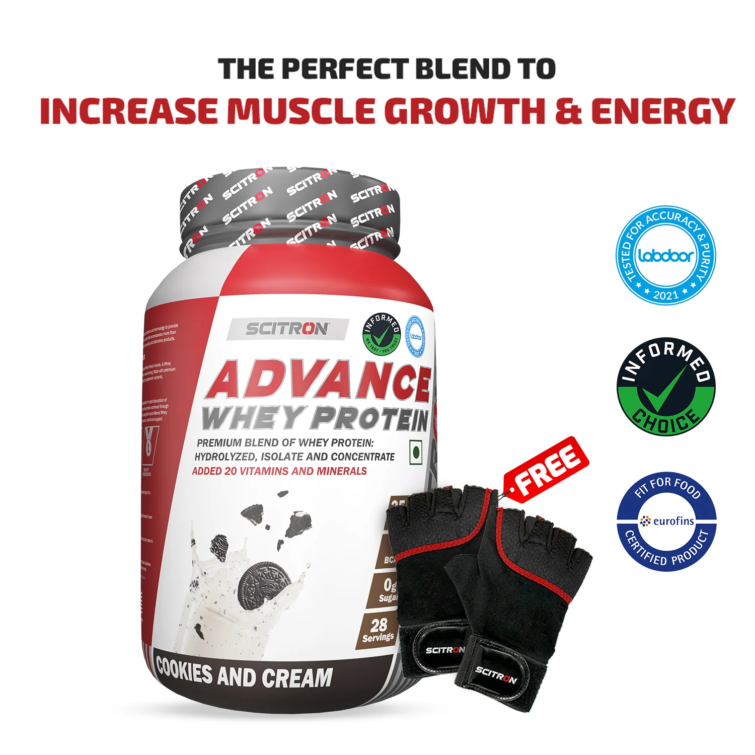 Advance Whey Protein with 20 Vitamins & Minerals - Image 205