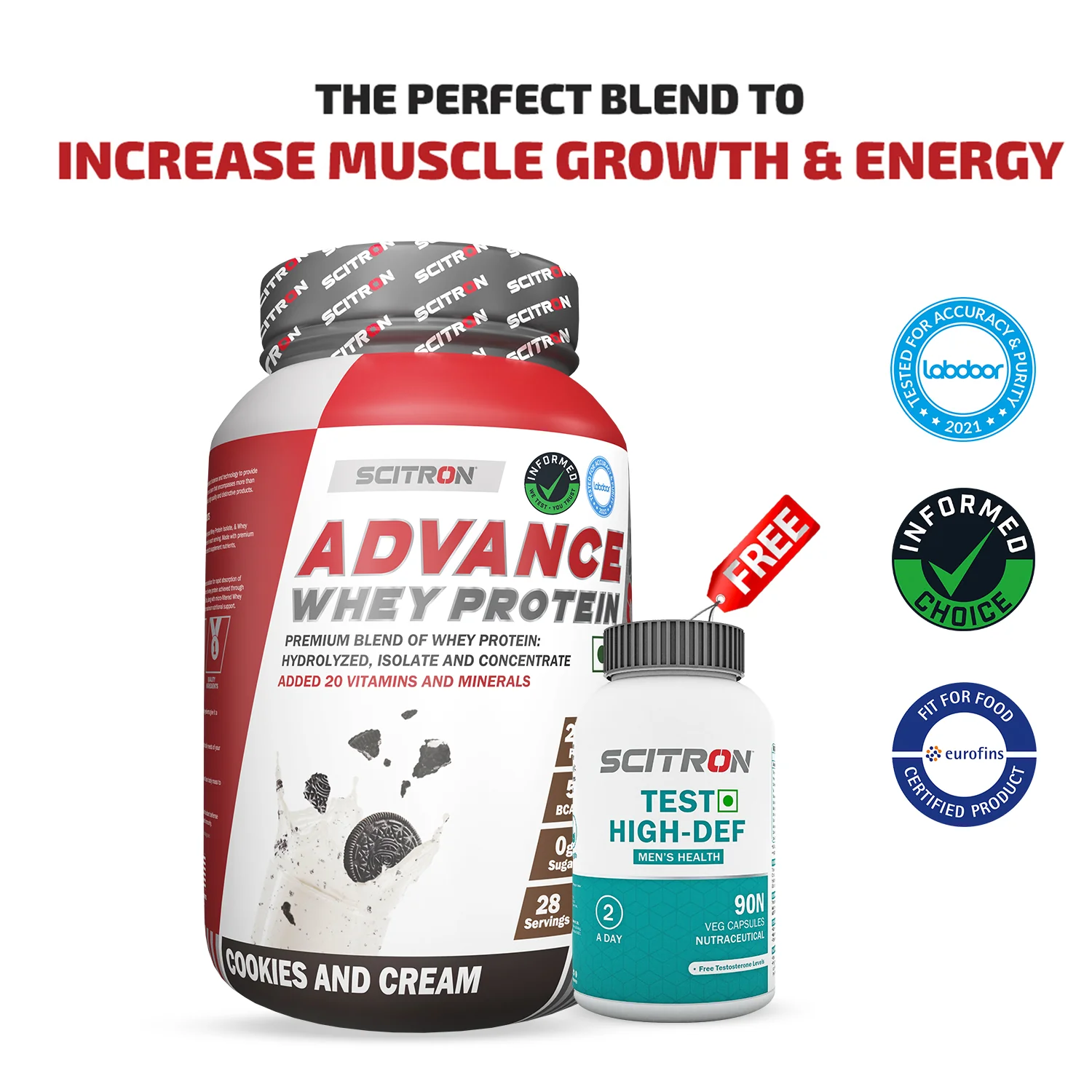 Advance Whey Protein with 20 Vitamins & Minerals - Image 206