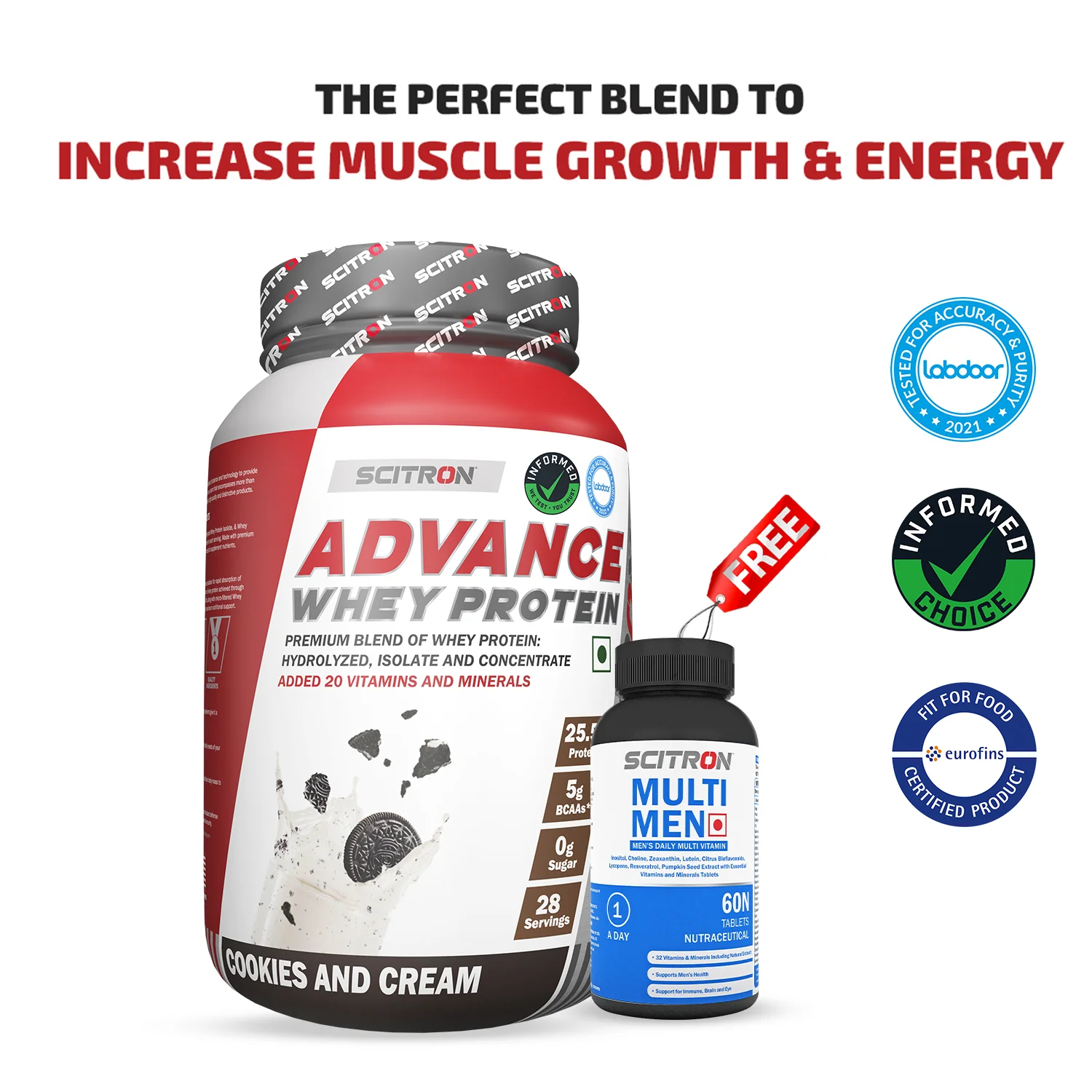 Advance Whey Protein with 20 Vitamins & Minerals - Image 207