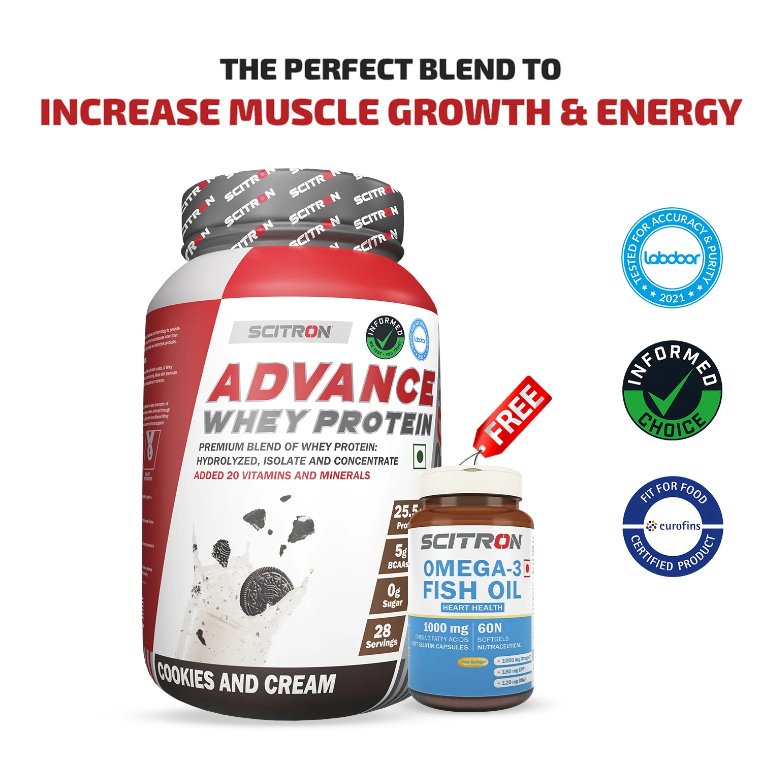 Advance Whey Protein with 20 Vitamins & Minerals - Image 209