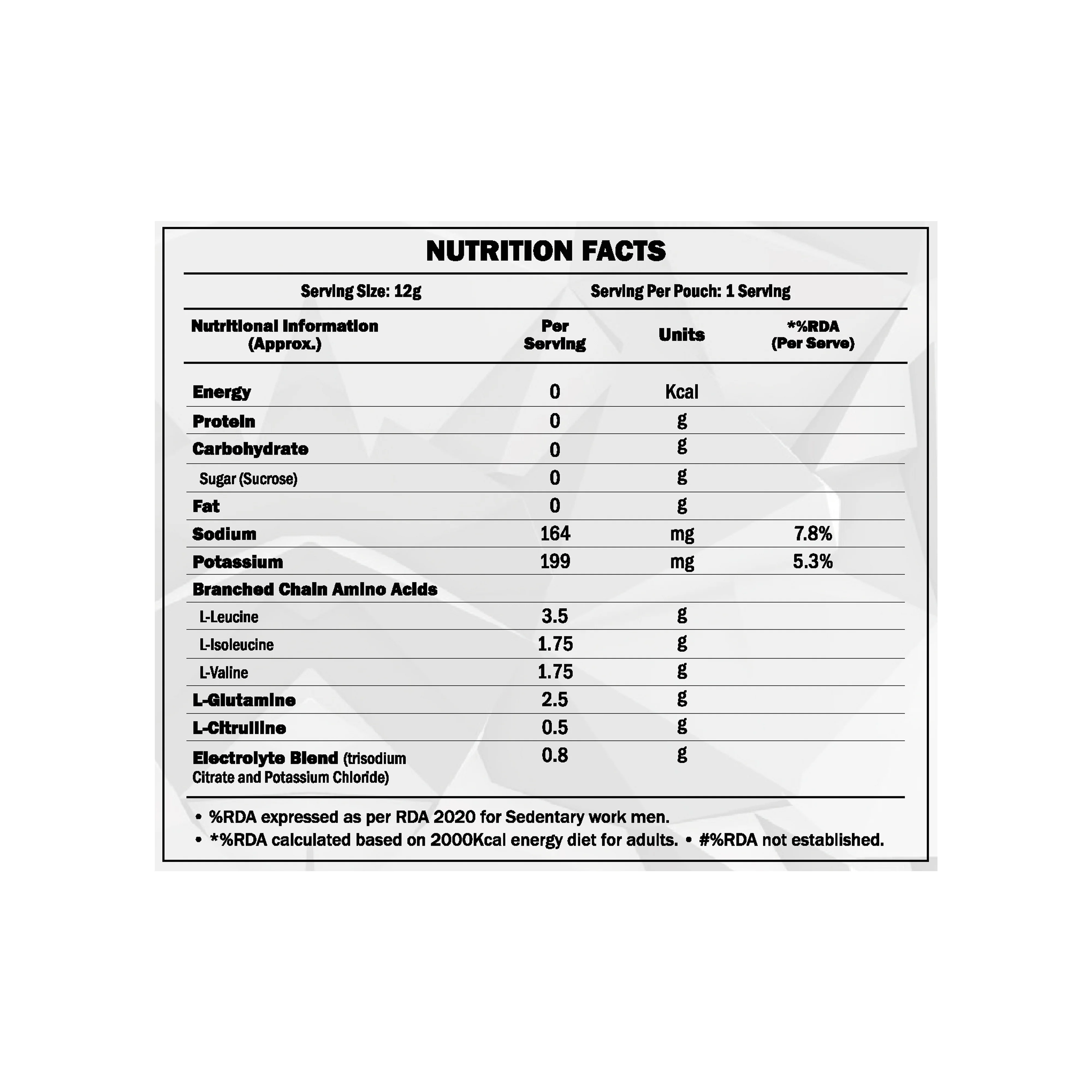 Advanced 100% VEGAN BCAA Variety Pack - 5 Flavours - Image 6