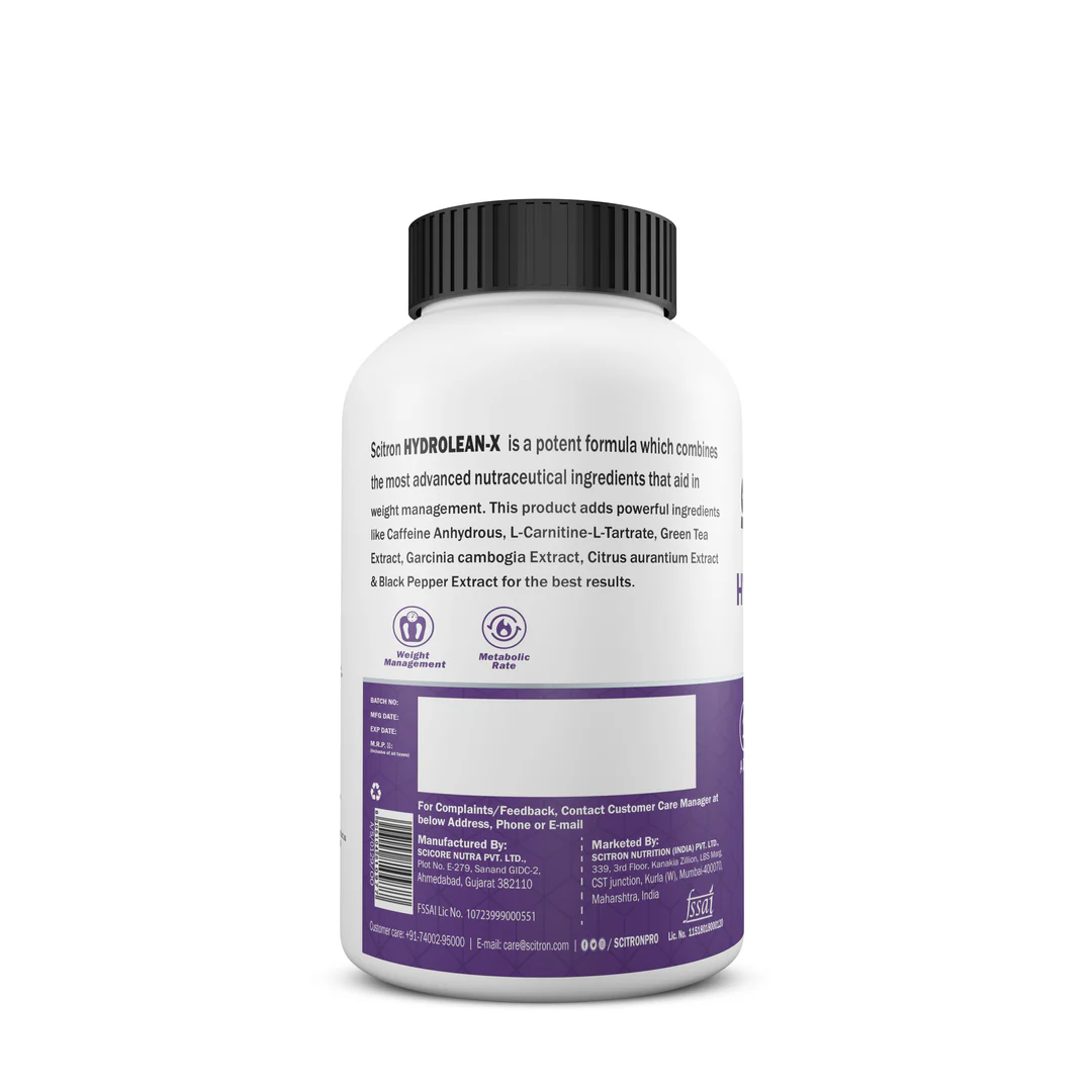 HYDROLEAN-X (Weight Loss, L-Carnitine-L-Tartrate Fat Burner) - Image 4