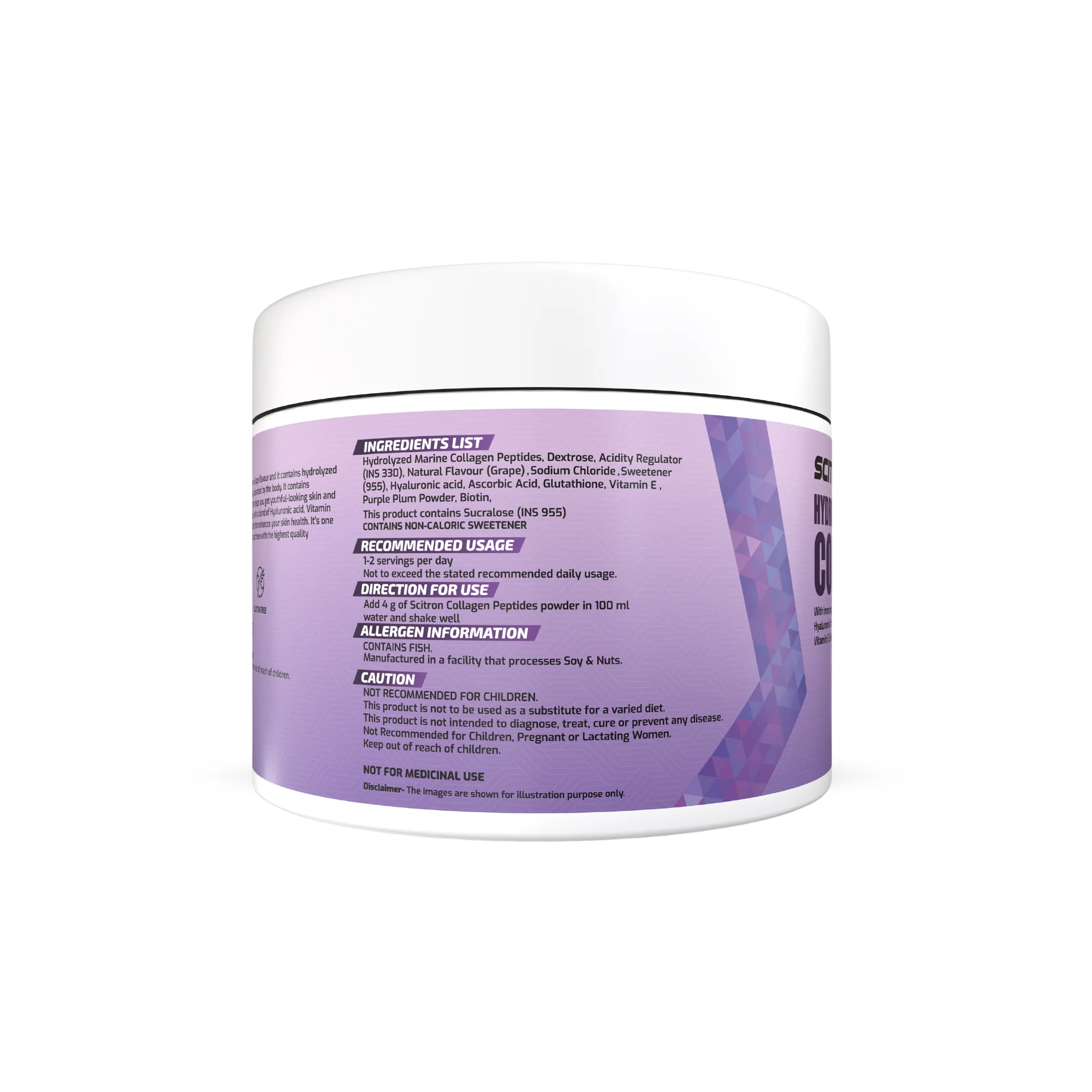 Hydrolyzed Marine Collagen Peptides 120g - Image 11