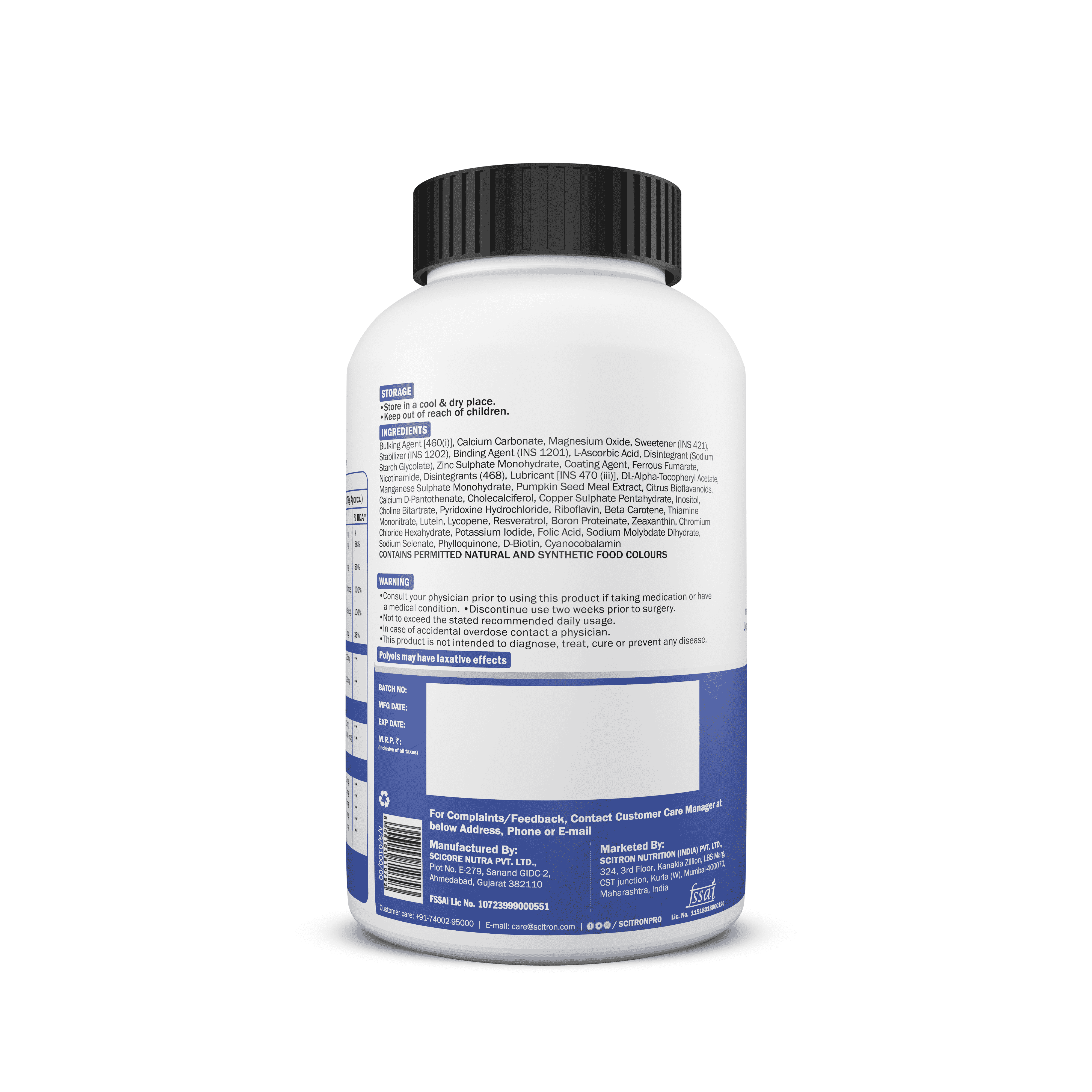 Men's Daily Multi-Vitamin Tablets - Image 4