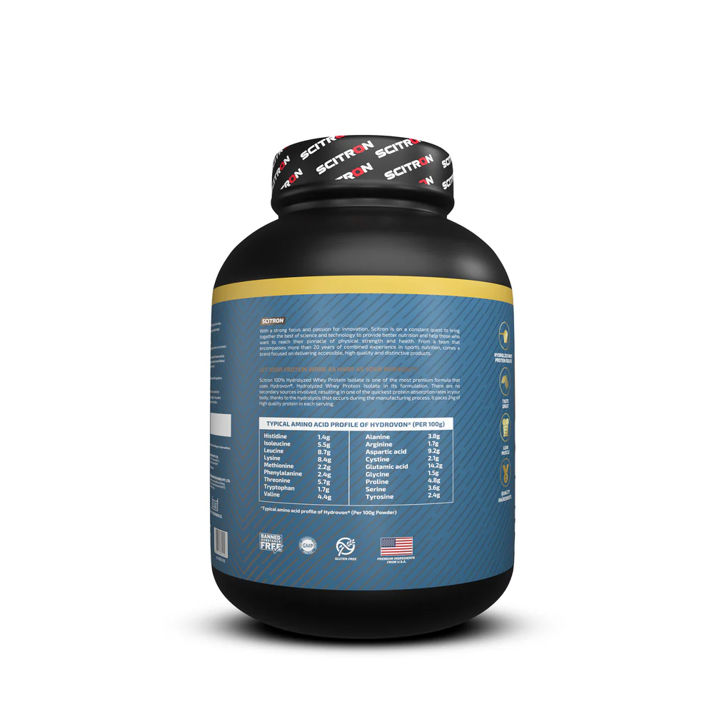 Nitro Series 100% Hydrolyzed Whey Protein Isolate 2 Kg - Image 4