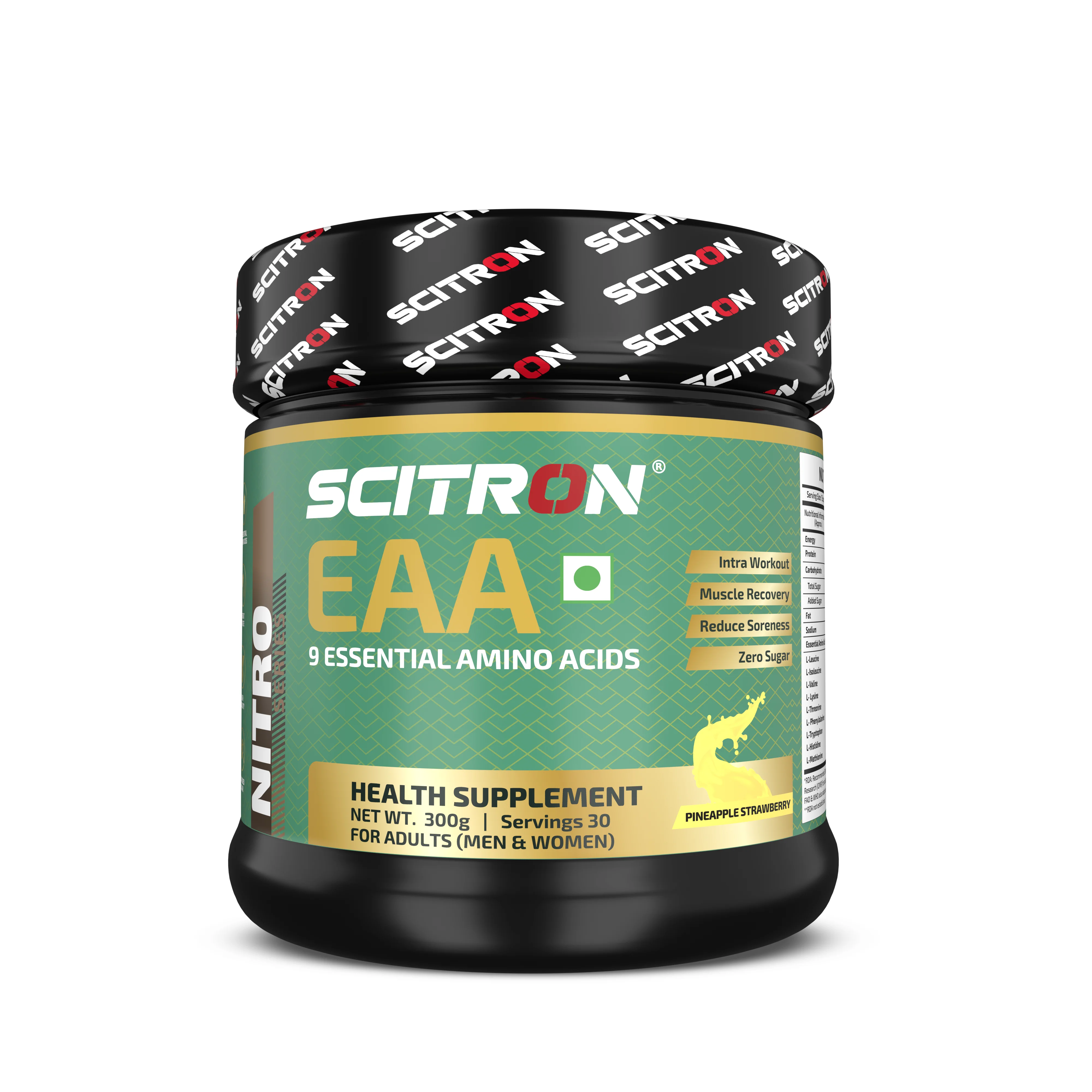 Nitro Series EAA 9 Essential Amino Acids (6.5g EAA, 4.8g BCAA, 0g Sugar) - Image 6