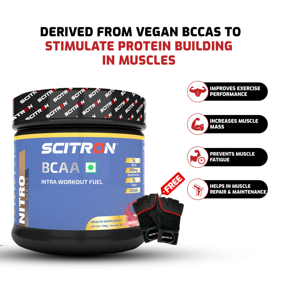 Nitro Series Vegan BCAA Intra workout Fuel - Image 3