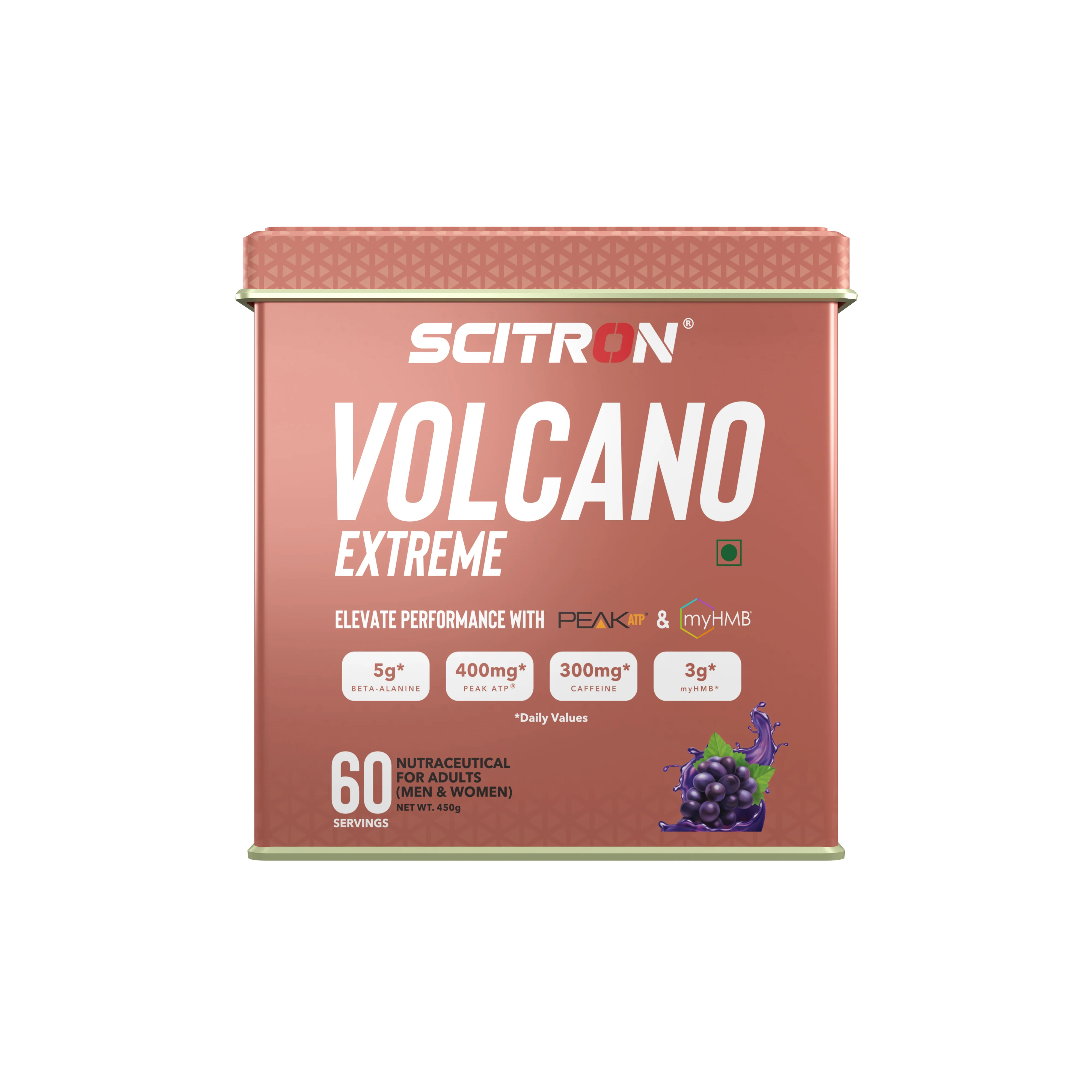 Scitron Volcano Extreme Pre-Workout (With PEAK ATP & MyHMB) - Image 6