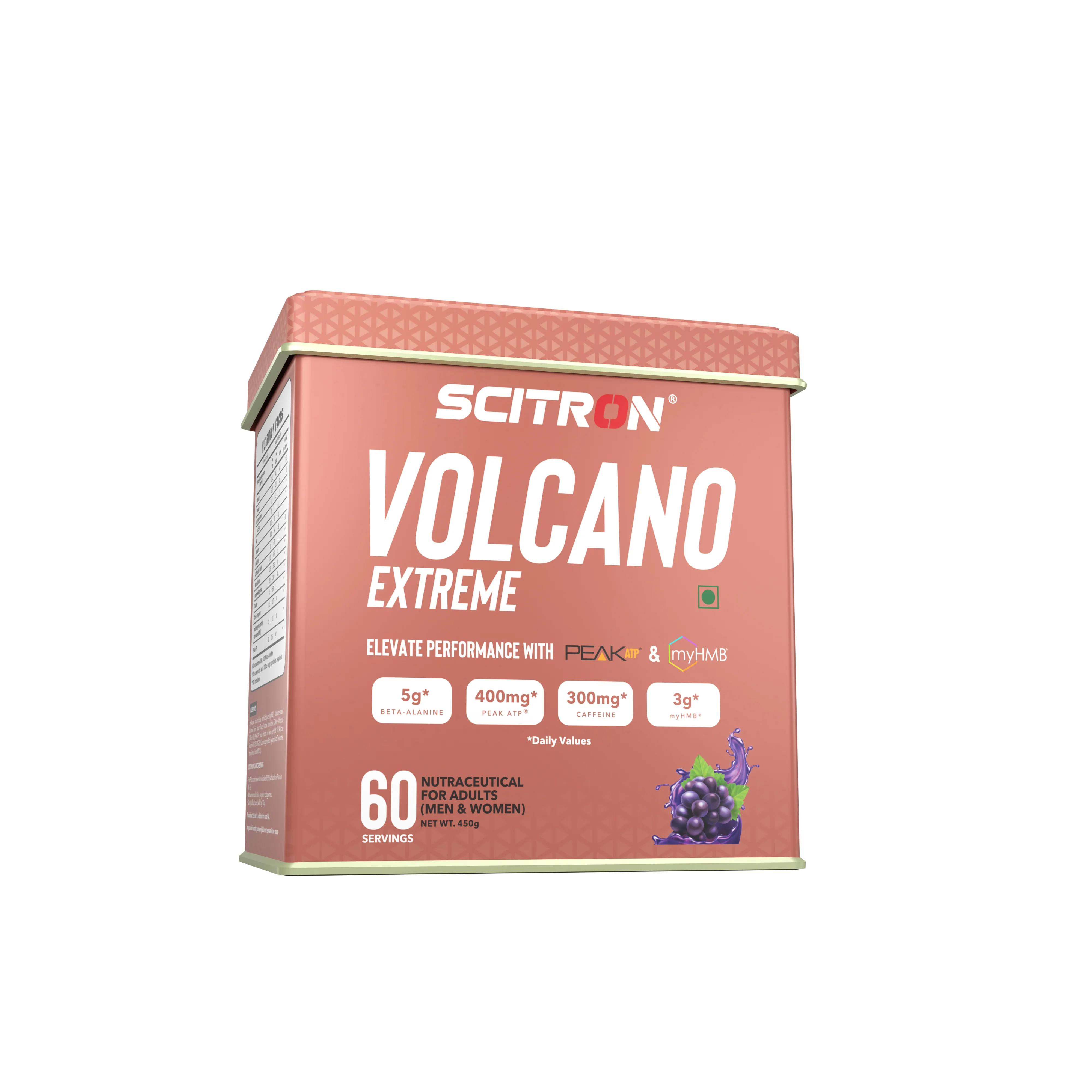 Scitron Volcano Extreme Pre-Workout (With PEAK ATP & MyHMB) - Image 12