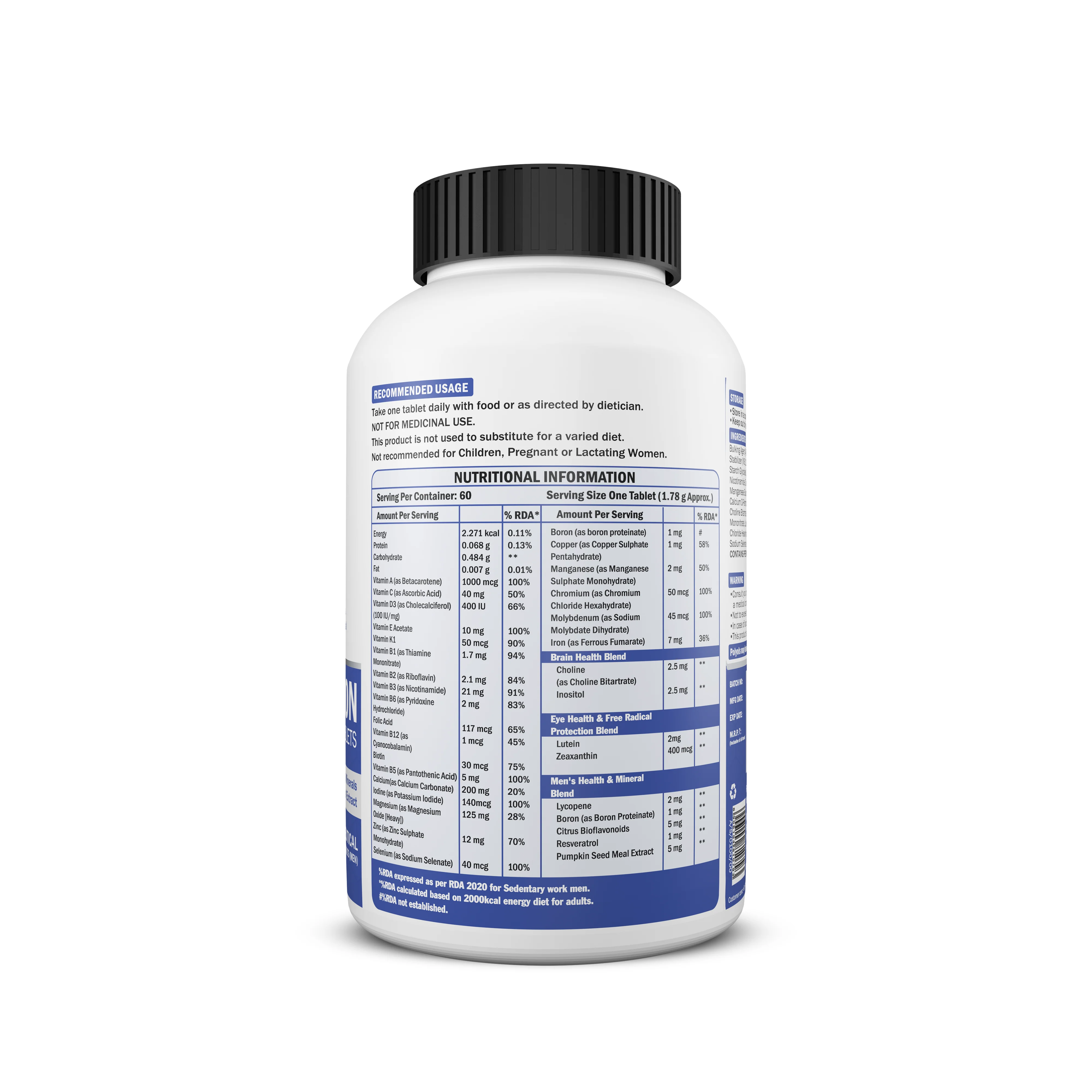 Test One Testosterone Health Capsules with Multi Men tablet - Image 8