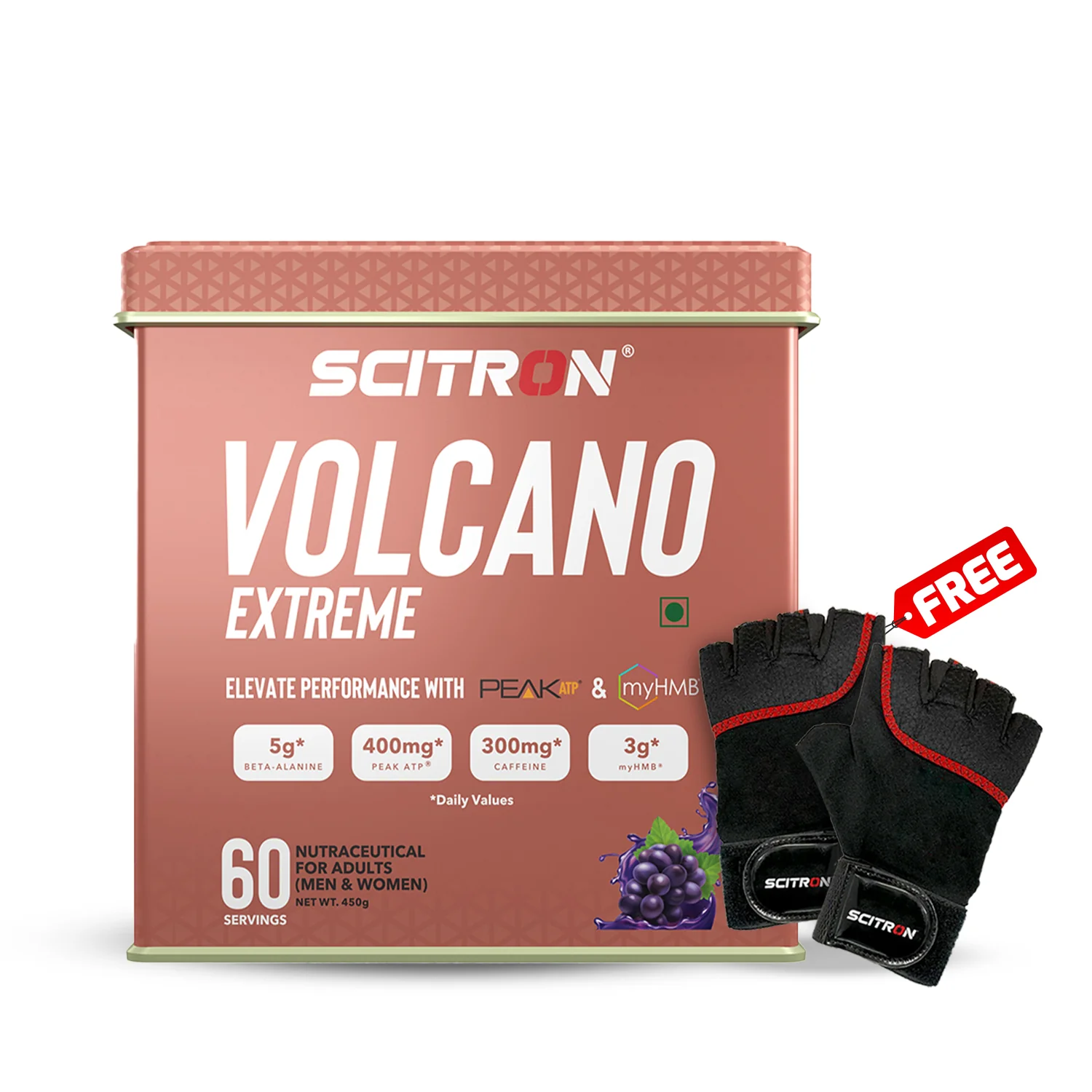 Scitron Volcano Extreme Pre-Workout (With PEAK ATP & MyHMB) - Image 4