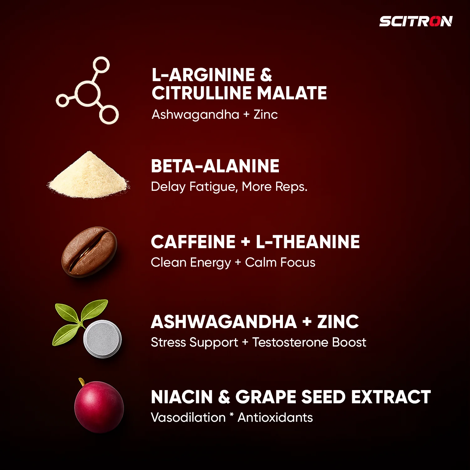 Scitron Volcano Pre-Workout Powder 150g - Image 10