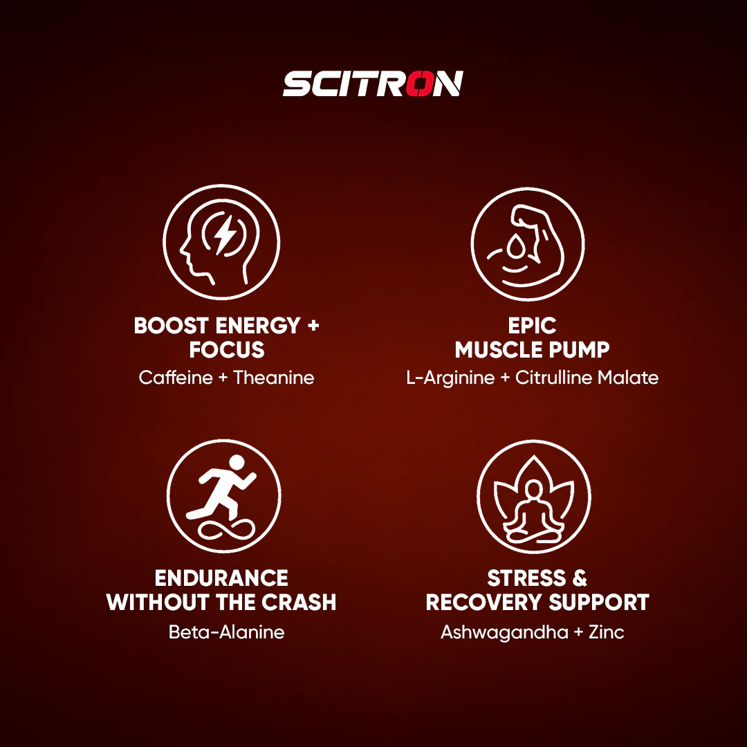 Scitron Volcano Pre-Workout Powder 150g - Image 12