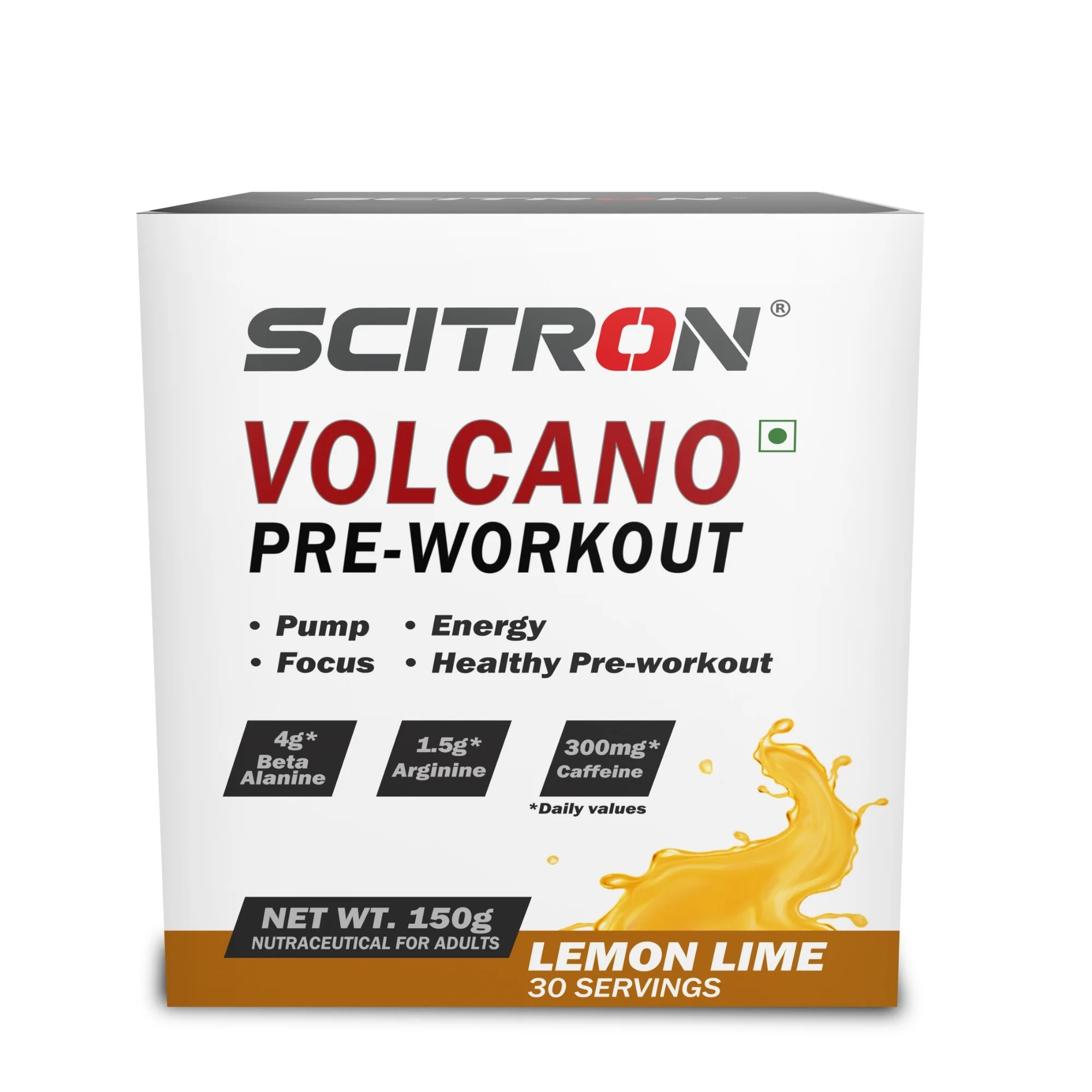 Scitron Volcano Pre-Workout Powder 150g - Image 3